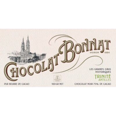 Chocolat Bonnat Trinité Antilles 75% Dark Chocolate Bar Lifestyle