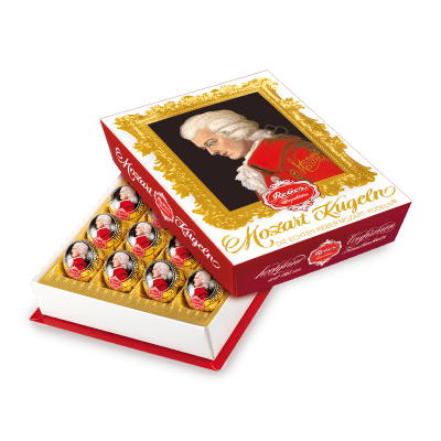 Reber 20-Piece Chocolate Mozart Kugeln Box