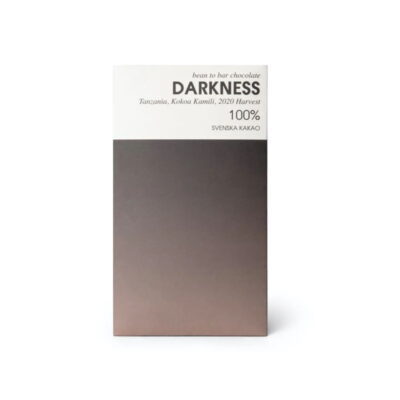 Svenska Kakao Darkness Kokoa Kamili Tanzania 100% Dark Chocolate Bar
