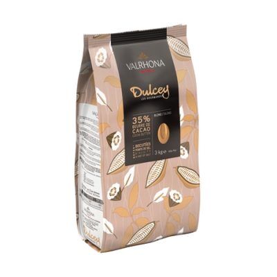 Valrhona Dulcey 35% Blond Couverture Chocolate Feves