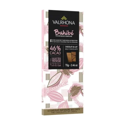 Valrhona Bahibé Dominican Republic 46% Dark Milk Tasting Bar
