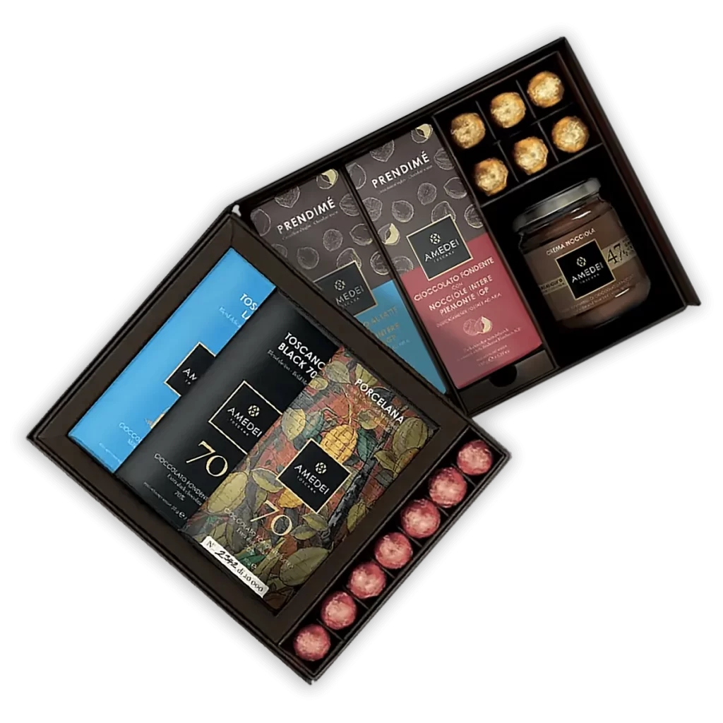 Amedei Ilheus Chocolate Gift Box Open2