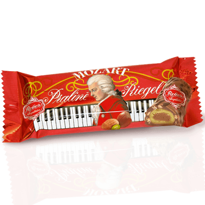Reber Mozart Milk Chocolate Piano Bar