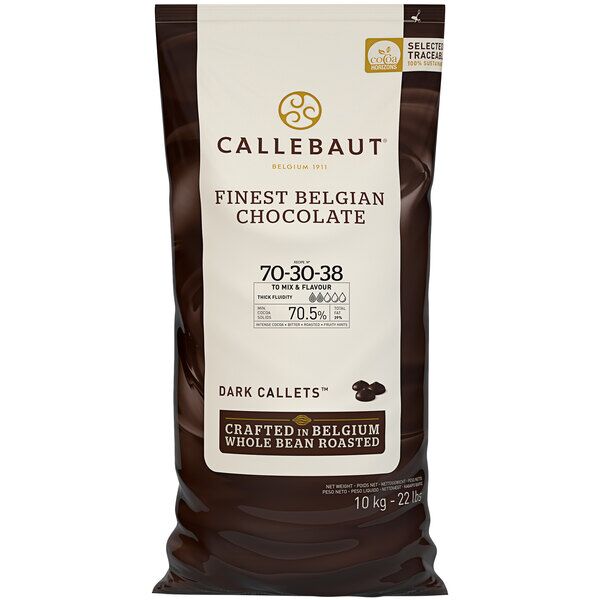 Callebaut 70-30-38 70.5% Dark Couverture Chocolate Callets