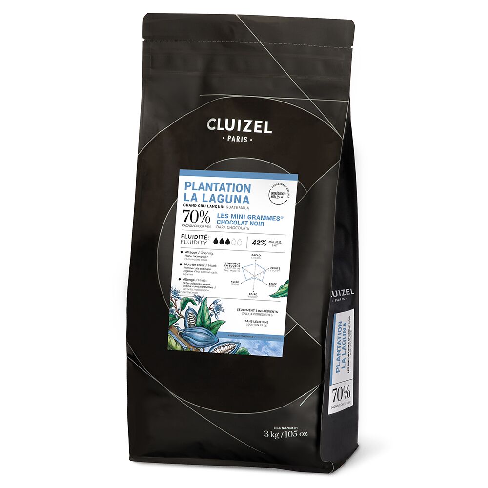 Cluizel La Laguna Guatemala 70% Dark Couverture Chocolate Mini Grammes