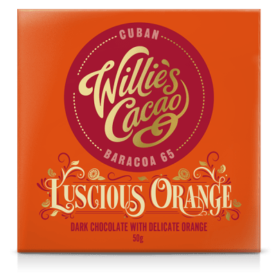 Willie's Cacao Luscious Orange 65% Dark Chocolate Bar