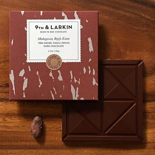 9th & Larkin Bejofo Estate Madagascar 70% Dark Chocolate Bar
