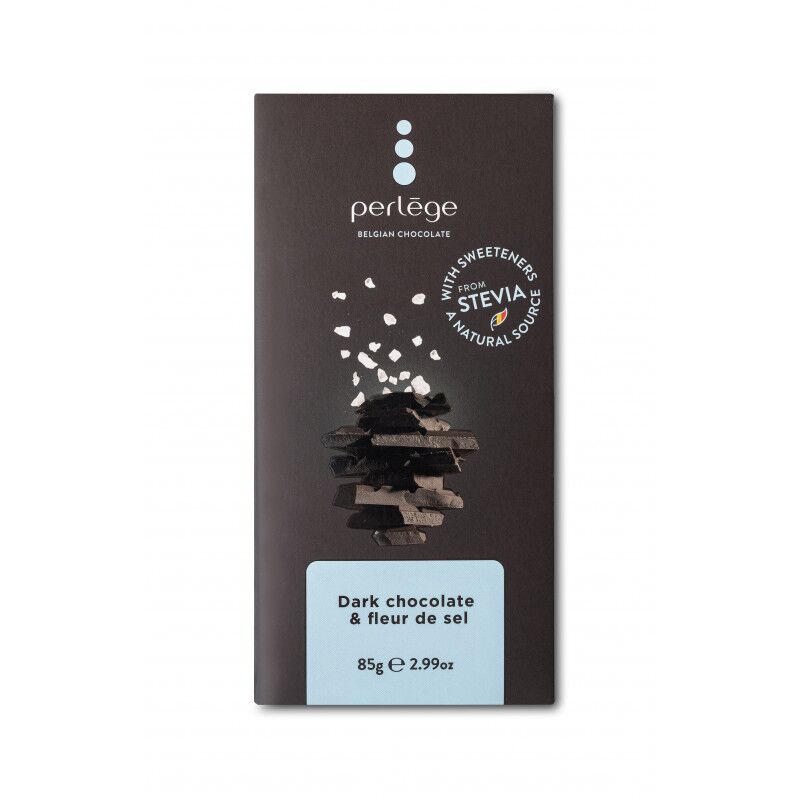 Perlège No-Sugar-Added 85% Dark Chocolate Bar with Fleur de Sel