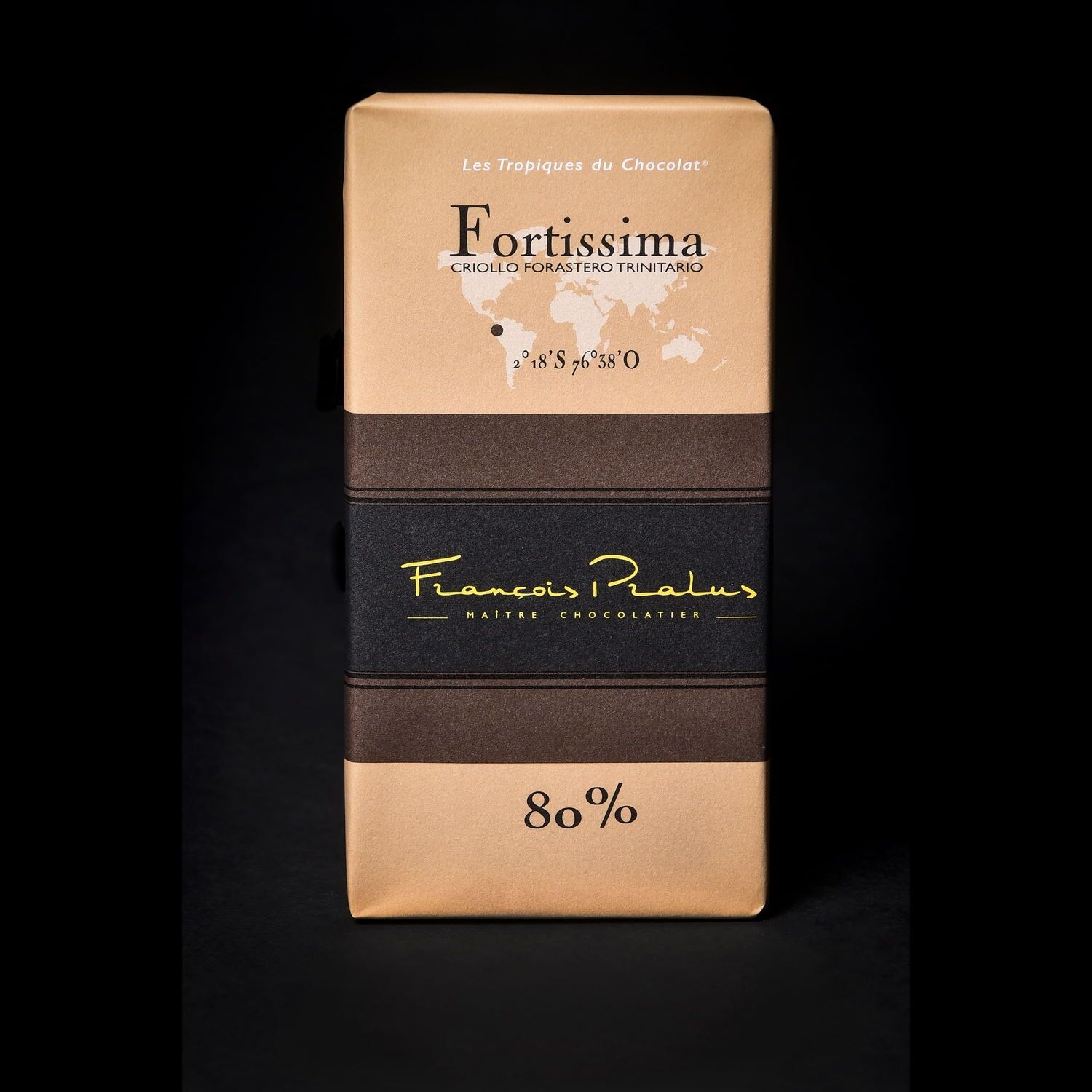 François Pralus Fortissima 80% Dark Chocolate Bar