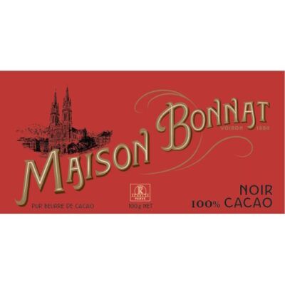 Chocolat Bonnat 100% Pure Cocoa Dark Chocolate Lifestyle