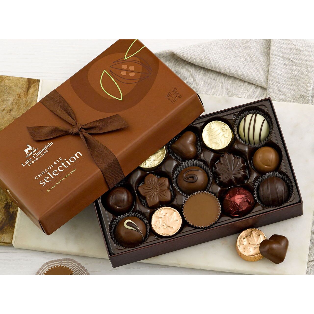 Lake Champlain Chocolates 15-Piece Assorted Chocolates of Vermont