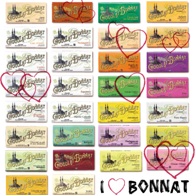Bonnat Chocolate Bar Display