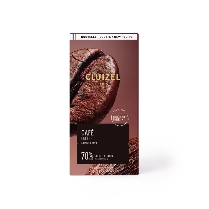 Cluizel 70% Dark Chocolate Bar with Coffee