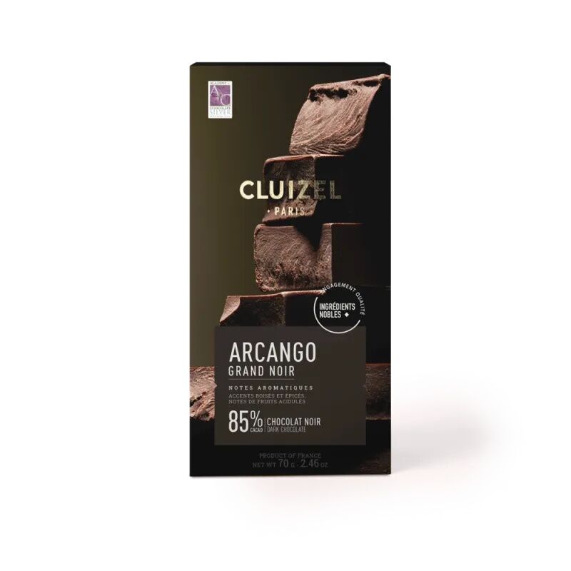 Cluizel Arcango Grand Noir 85% Dark Chocolate Bar