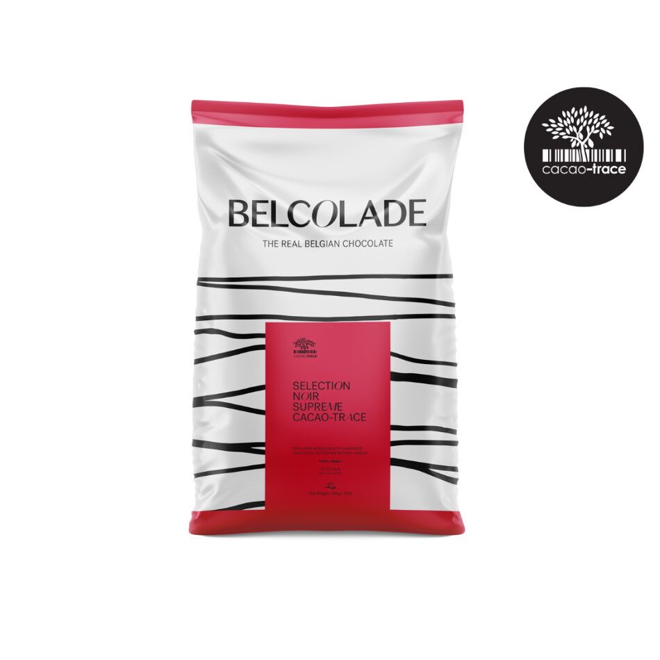 Belcolade Noir Supreme 70.5% Dark Couverture Chocolate Discs