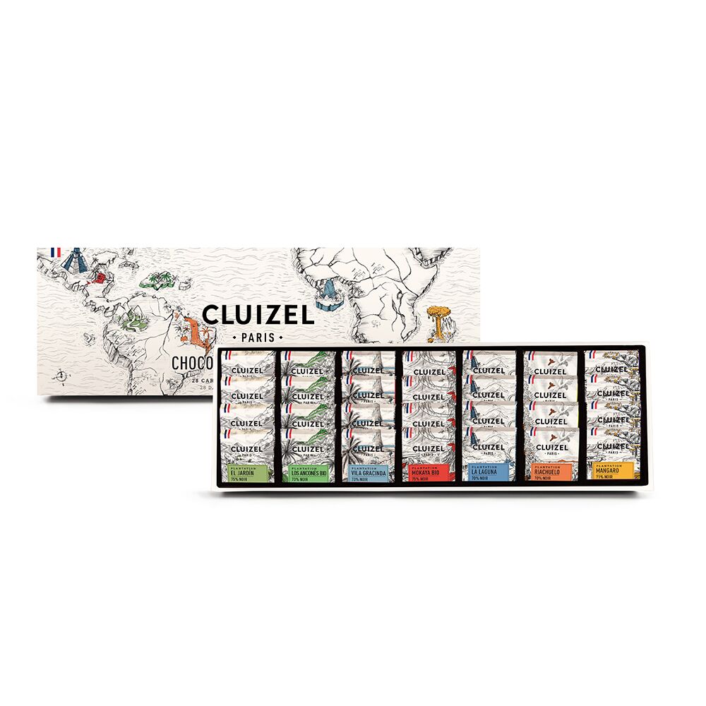 Michel Cluizel 28-Piece Plantations Chocolate Tasting Box