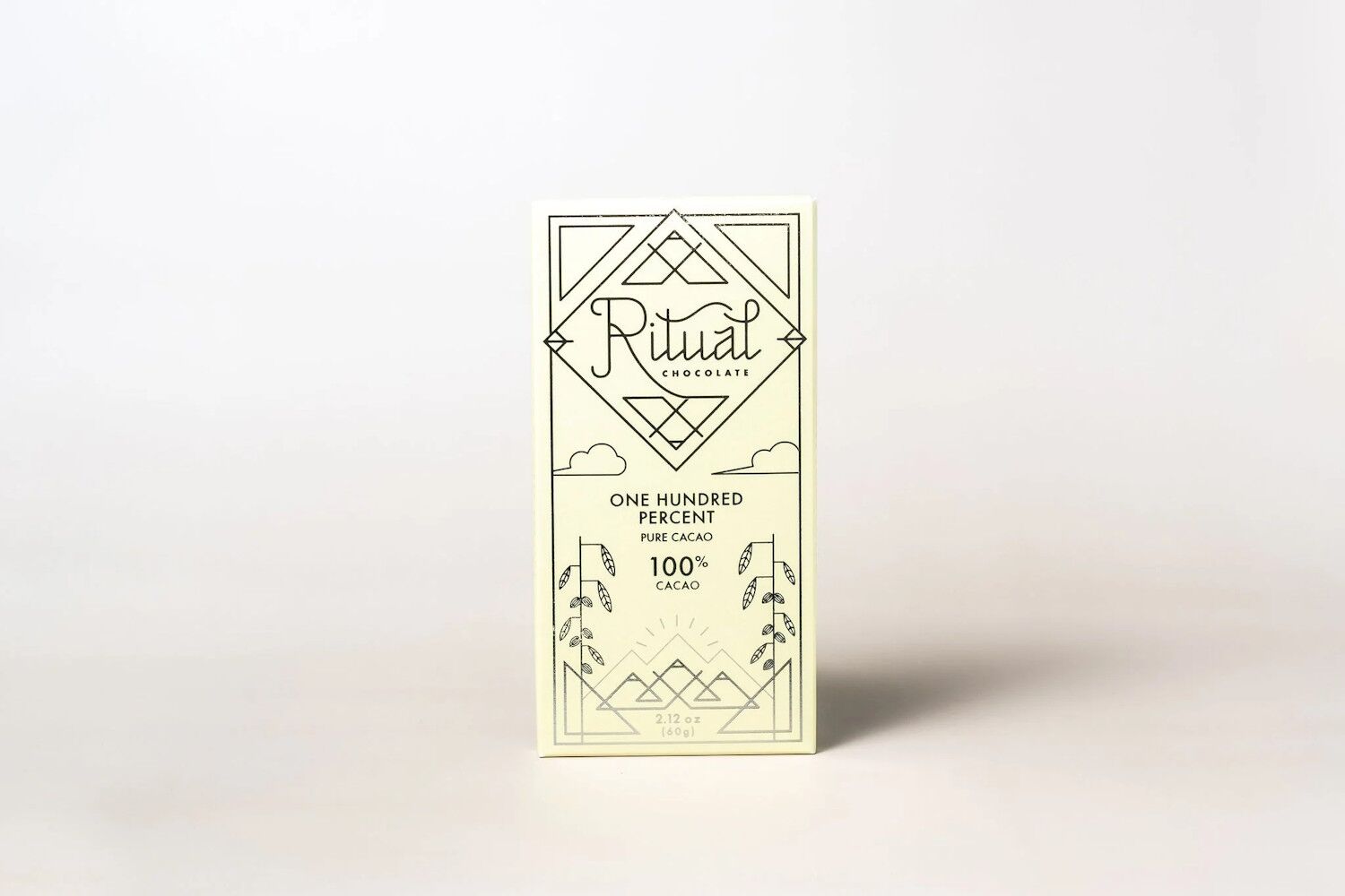 Ritual Chocolate One Hundred Percent 100% Dark Chocolate Bar