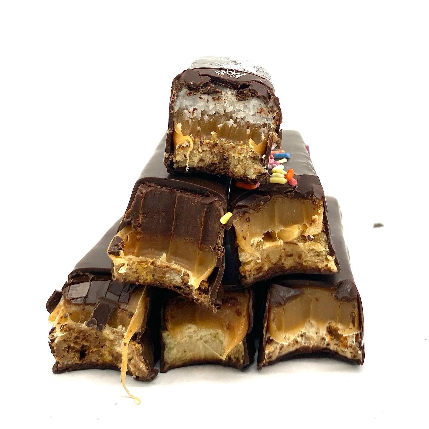 Mayana Chocolate Assorted XL Bars Open