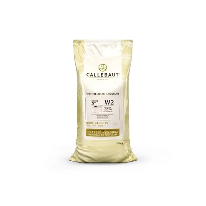 Callebaut W2 28% White Chocolate Callets