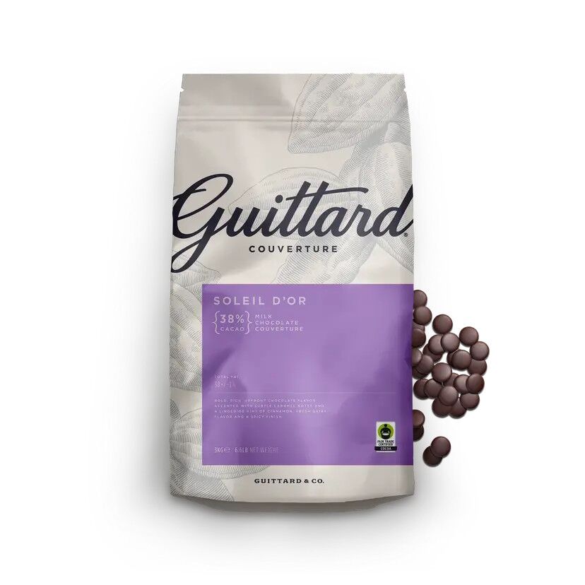 Guittard Soleil d’Or 38% Milk Couverture Chocolate Wafers 2