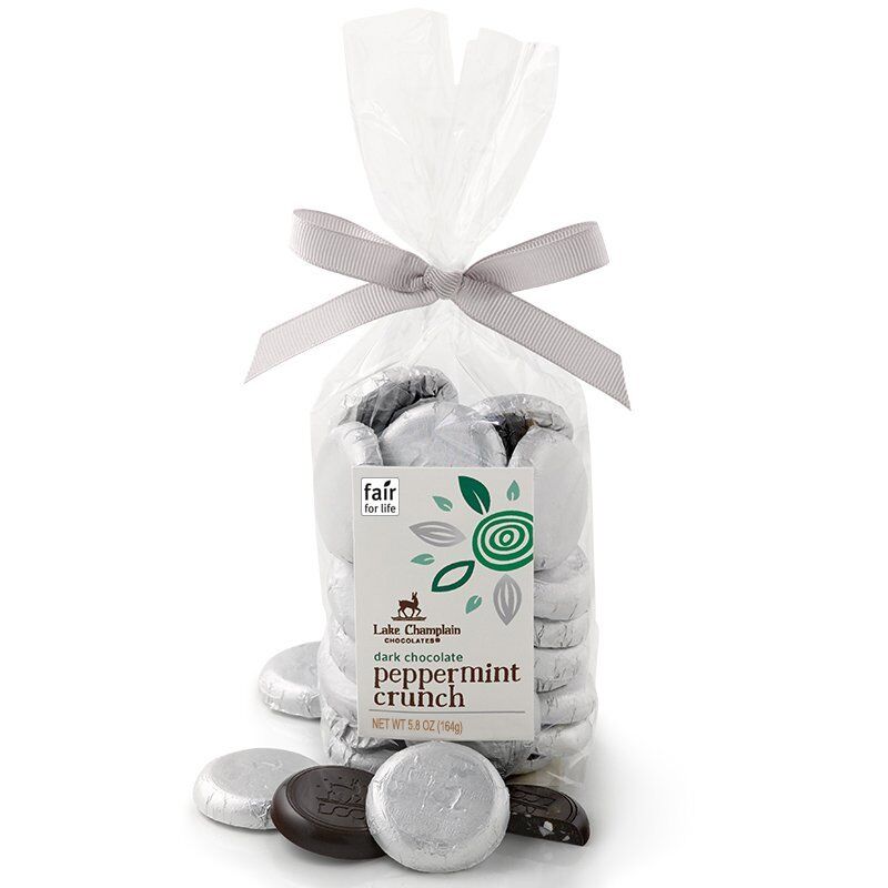 Lake Champlain 54% Dark Chocolate Peppermint Crunch Coins