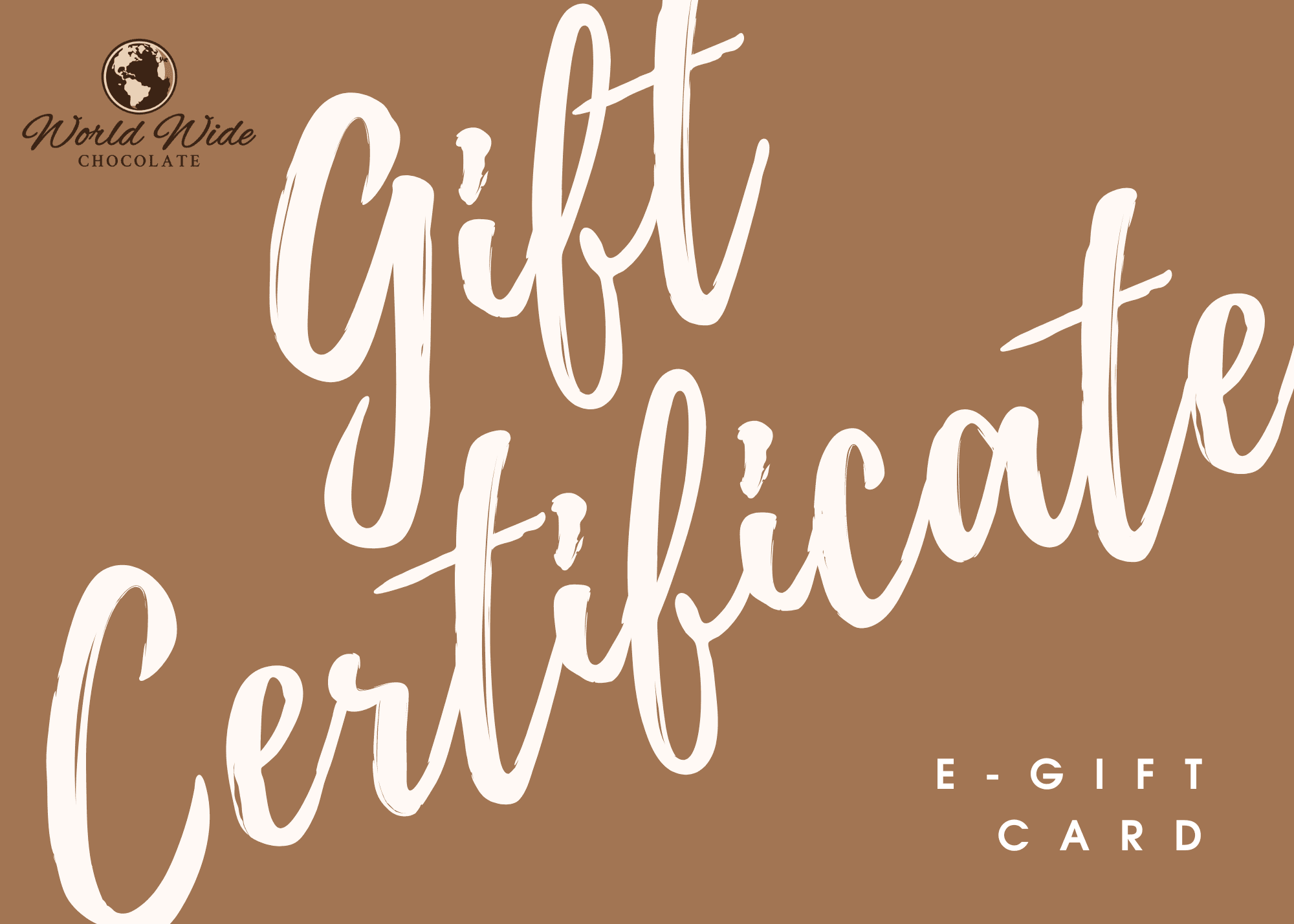 Gift Certificate Chocolate