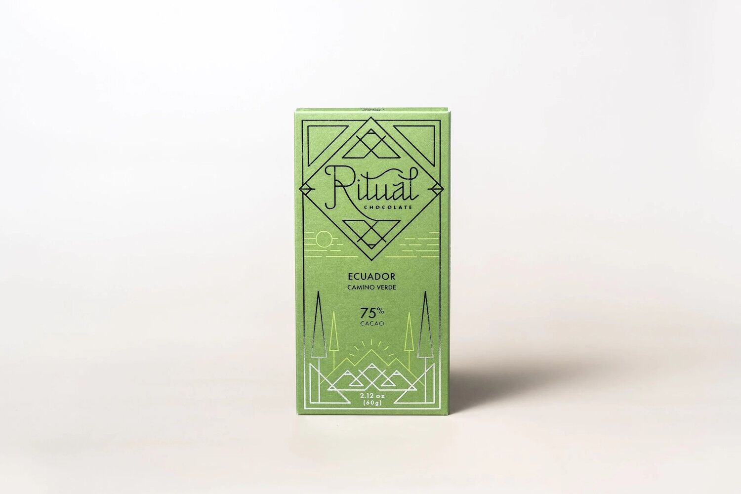 Ritual Chocolate Camino Verde Ecuador 75% Dark Chocolate Bar