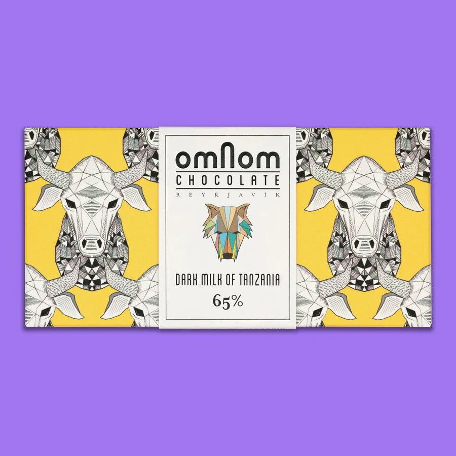 Omnom Chocolate Tanzania 65% Dark Milk Chocolate Bar