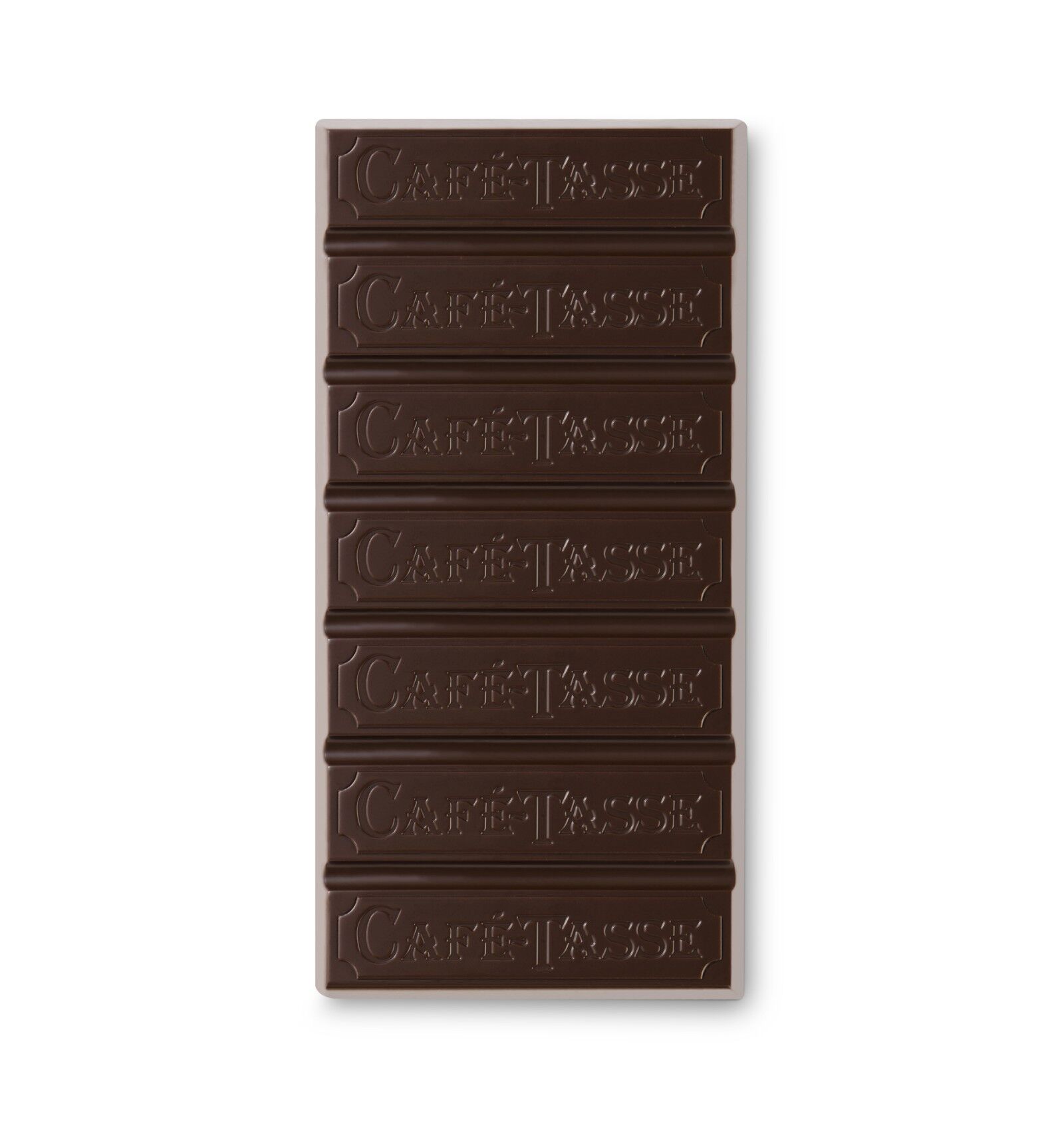 Café-Tasse 60% Dark Chocolate Bar with Cinnamon Open