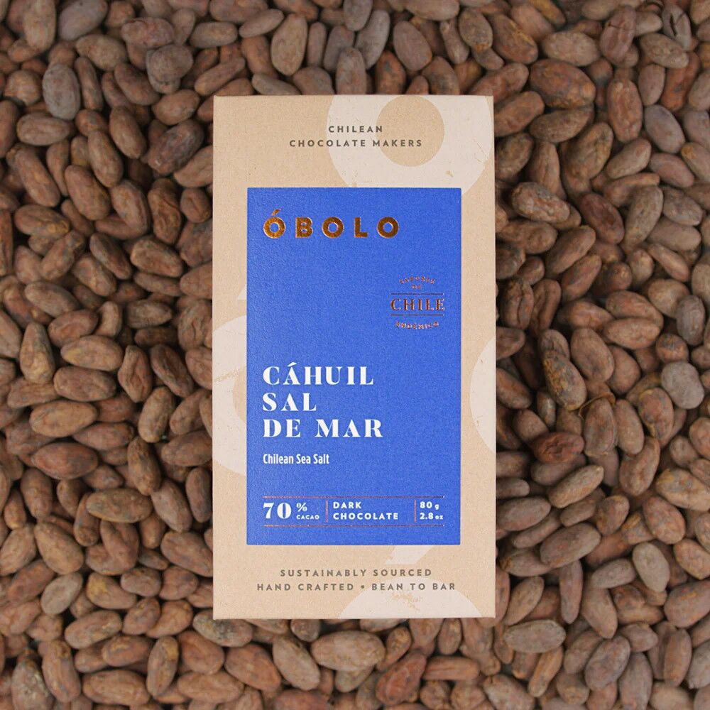 Obolo 70% Dark Chocolate Bar with Cahuil Sea Salt Lifestyle 2