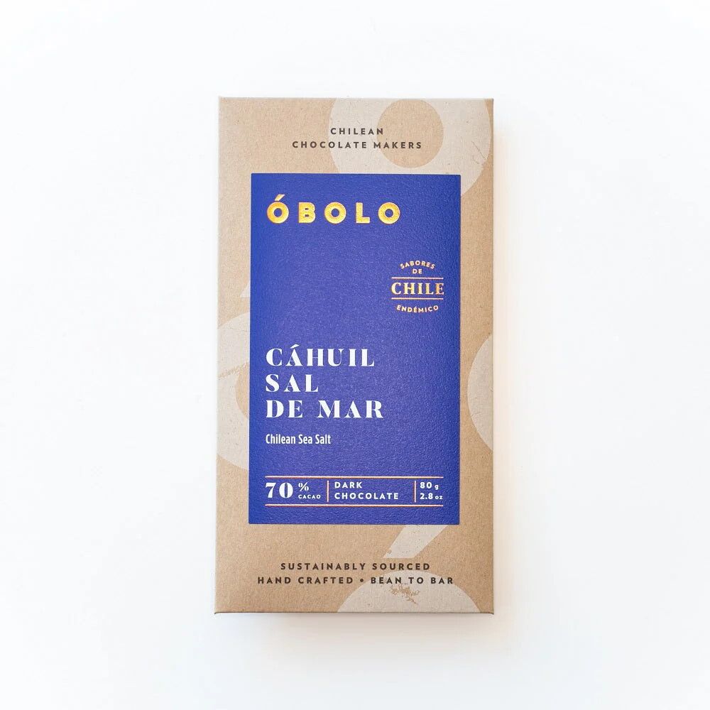 Obolo 70% Dark Chocolate Bar with Cahuil Sea Salt