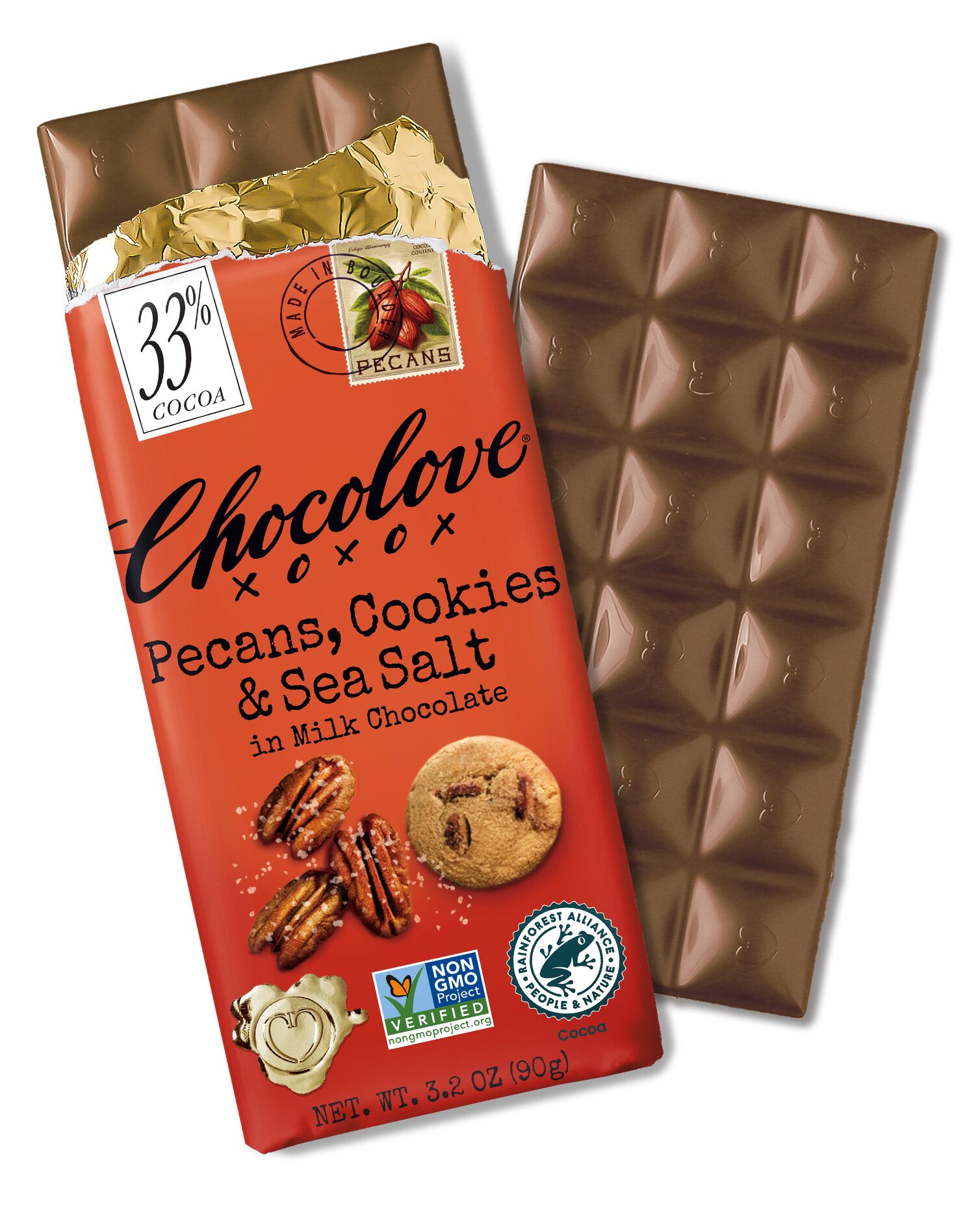 Chocolove Pecan-Cookies-Milk-Open-Wrapper