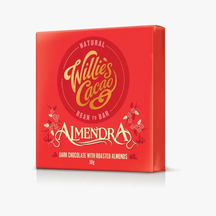 Willie's Cacao Almendra Venezuela 70% Dark Chocolate Bar with Roasted Almonds
