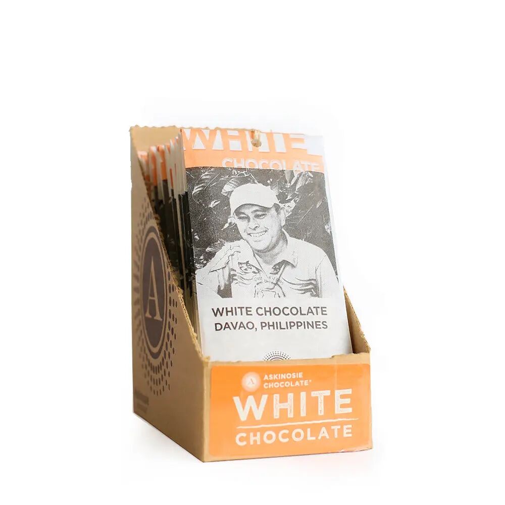 Askinosie Davao Philippines 34% White Chocolate Bar Case