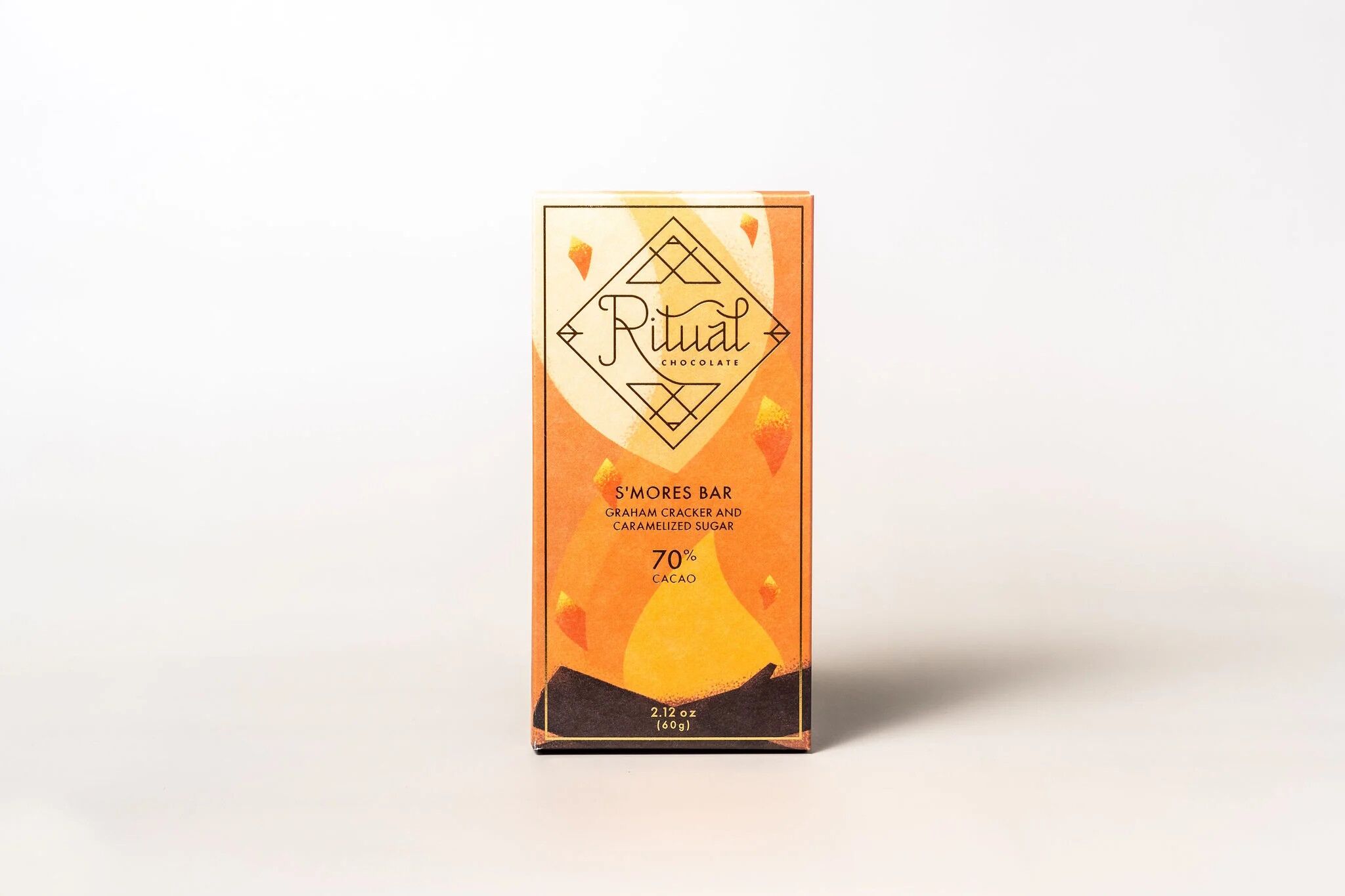 Ritual Chocolate S’Mores Bar 70% Dark Chocolate Bar with Graham Cracker & Caramelized Sugar
