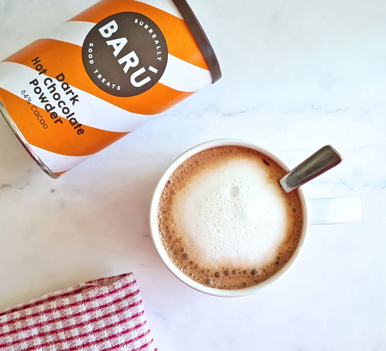 Baru 64% Dark Hot Chocolate Powder Lifestyle 2