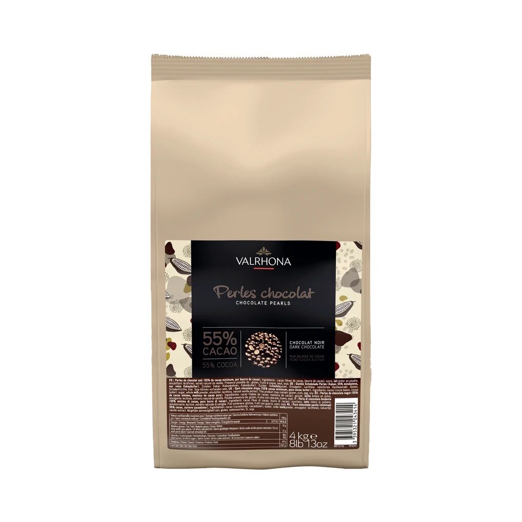 Valrhona 55% Dark Chocolate Pearls