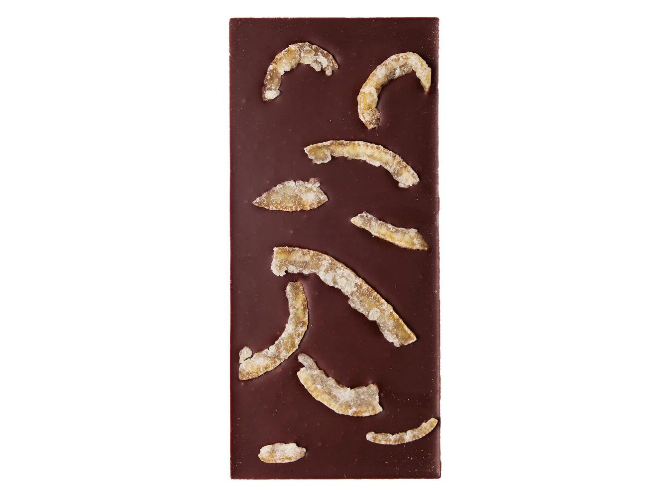KESSHO Citrus Eclipse 56% Dark Chocolate Bar Open