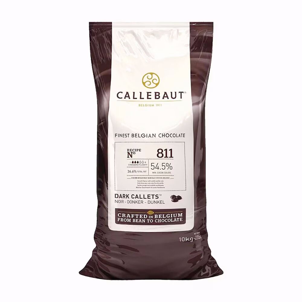 Callebaut 811 54.5% Dark Couverture Chocolate Callets