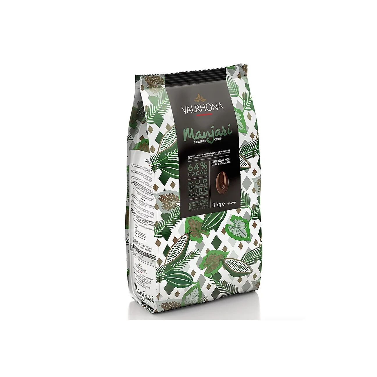 Valrhona Manjari Madagascar 64% Dark Couverture Chocolate Feves