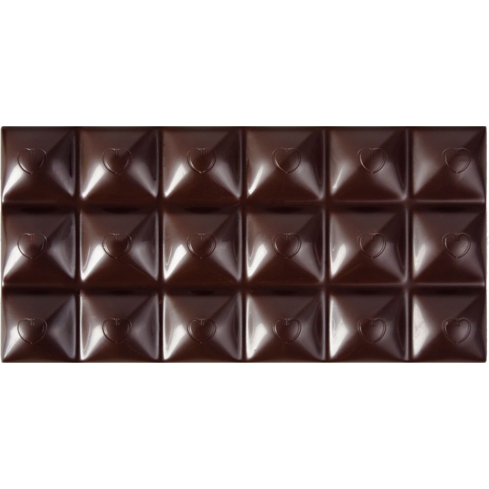 Chocolove 72% Dark Chocolate Bar with Hawaiian Sea Salt Open