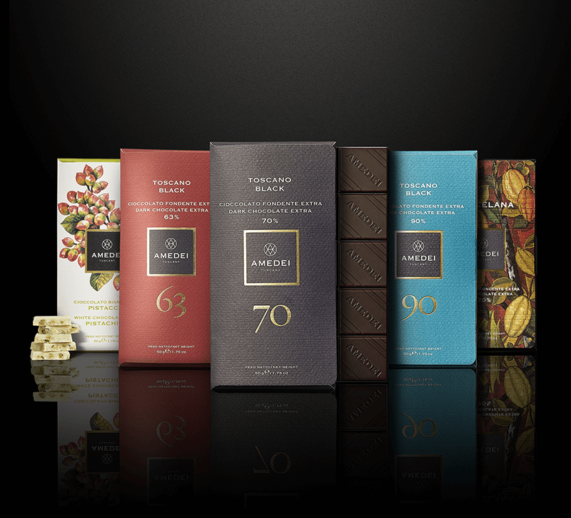 Amedei Chocolate Bar Display