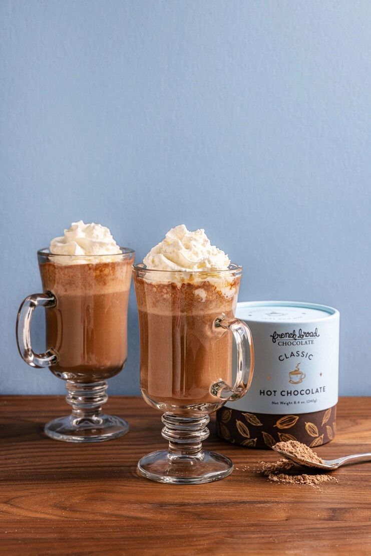 French Broad Chocolate Classic Hot Chocolate Lifestyle