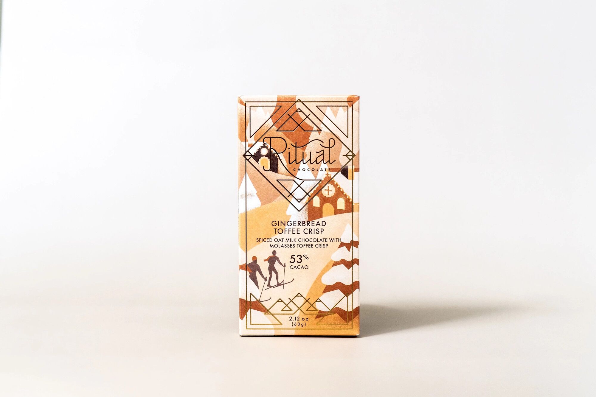 Ritual 53% Spiced Oat Milk Chocolate with Gingerbread Toffee Crisp