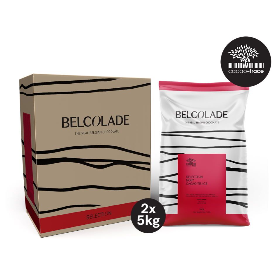 Belcolade Noir Selection 55% Dark Couverture Chocolate Discs 10kg