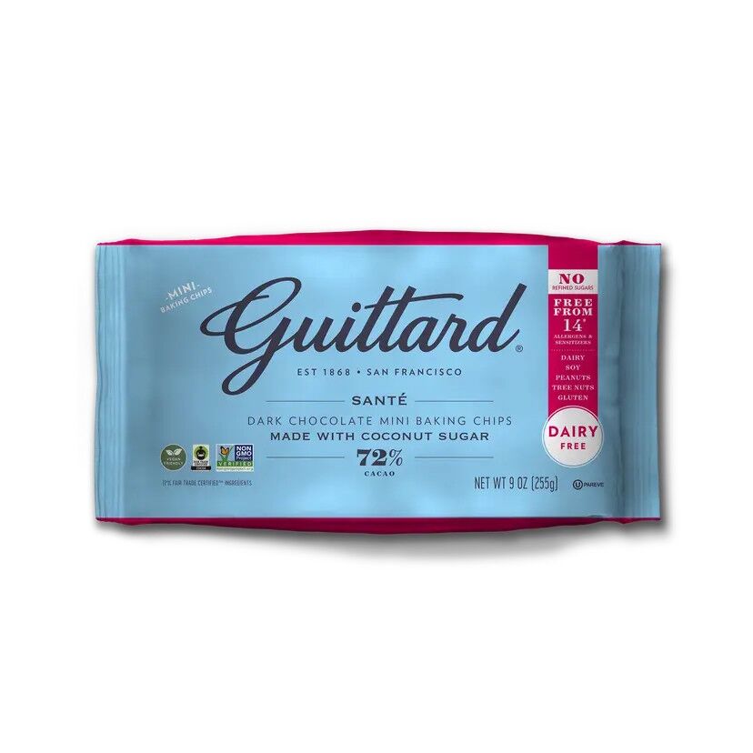 Guittard Santé No-Sugar-Added 72% Dark Chocolate Baking Chips (9oz)