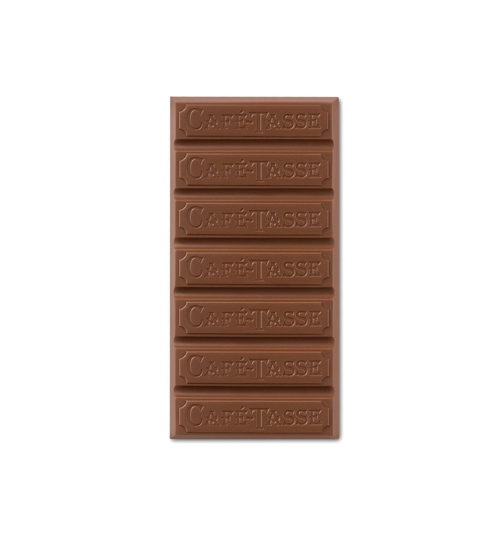 Café-Tasse 38% Milk Chocolate Bar with Nougat Open