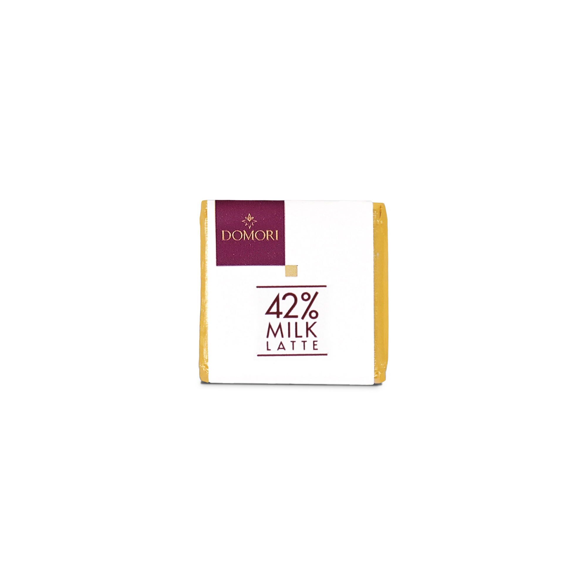 Domori Latte 42% Dark Milk Chocolate Napolitain