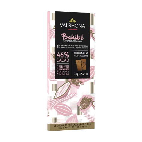 Valrhona Bahibé Dominican Republic 46% Dark Milk Tasting Bar