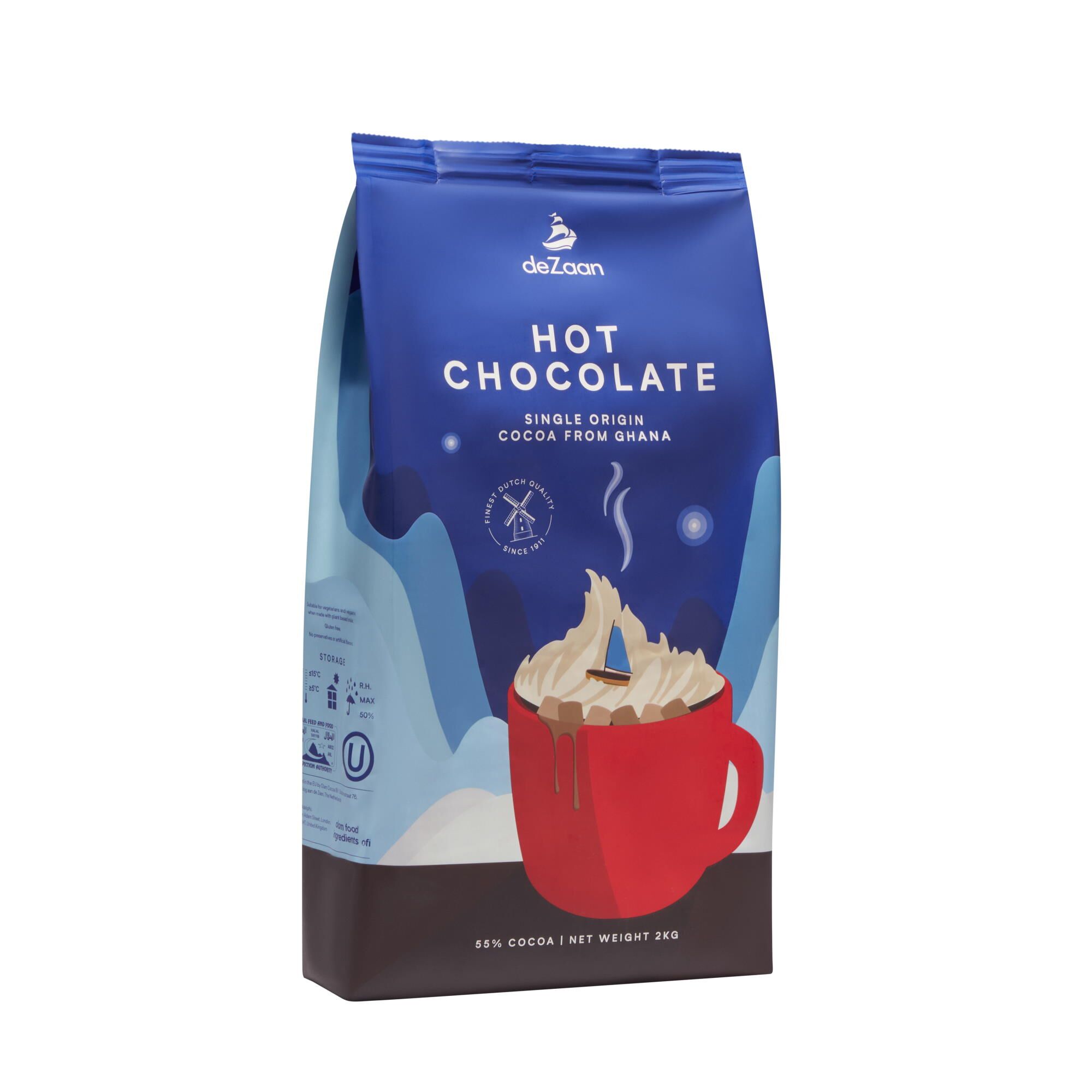 deZaan Ghana 55% Dark Drinking Chocolate